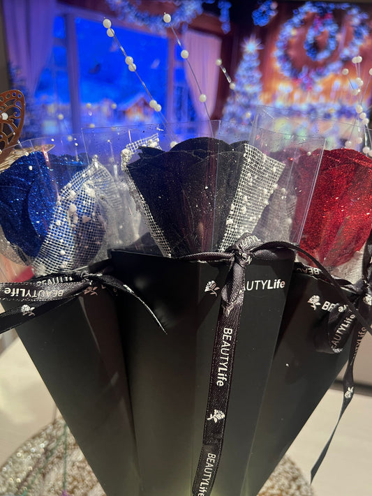 Luxury Glitter Rose Bouquet